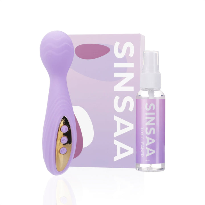 Sinsaa Wandvibrator Lily Paars Massager Sextoy Oplaadbare toy Stille Waterdicht