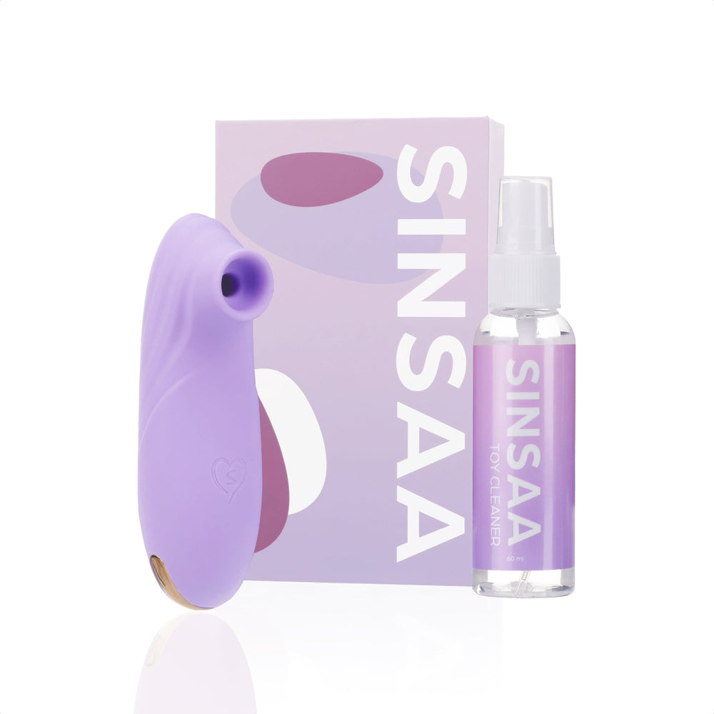 Sinsaa Luchtdruk vibrator Chloé Paars Massager Sextoy Oplaadbare toy Stille Waterdicht