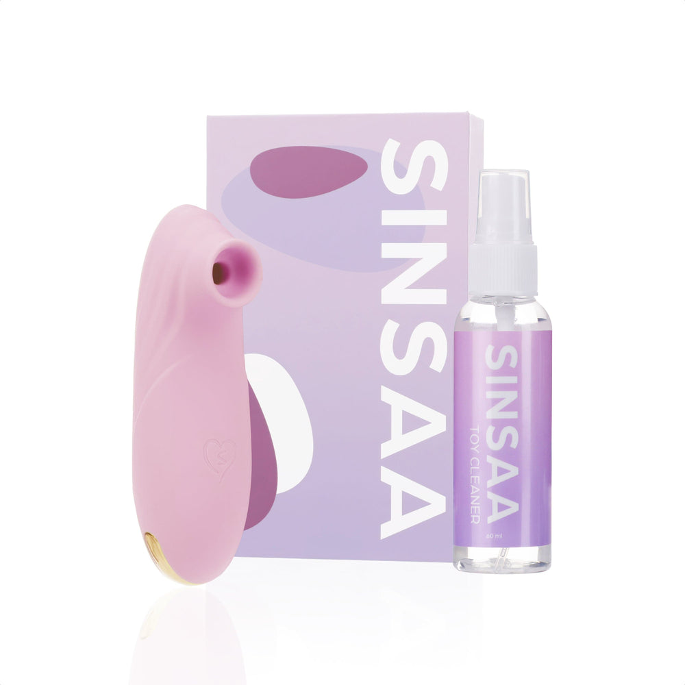 Sinsaa Luchtdruk vibrator Chloé Roze Massager Sextoy Oplaadbare toy Stille Waterdicht