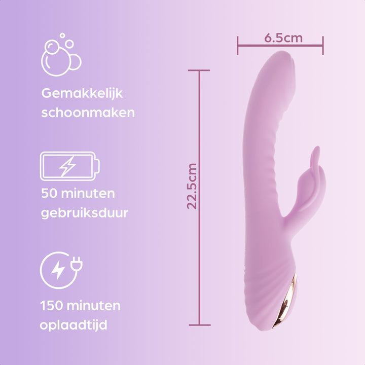 Sinsaa Tarzan Vibrator Luna Roze Massager Sextoy Oplaadbare toy Stille Waterdicht