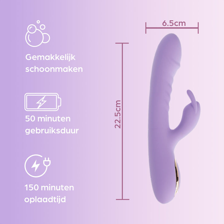 Sinsaa Tarzan Vibrator Liv Paars Massager Sextoy Oplaadbare toy Stille Waterdicht