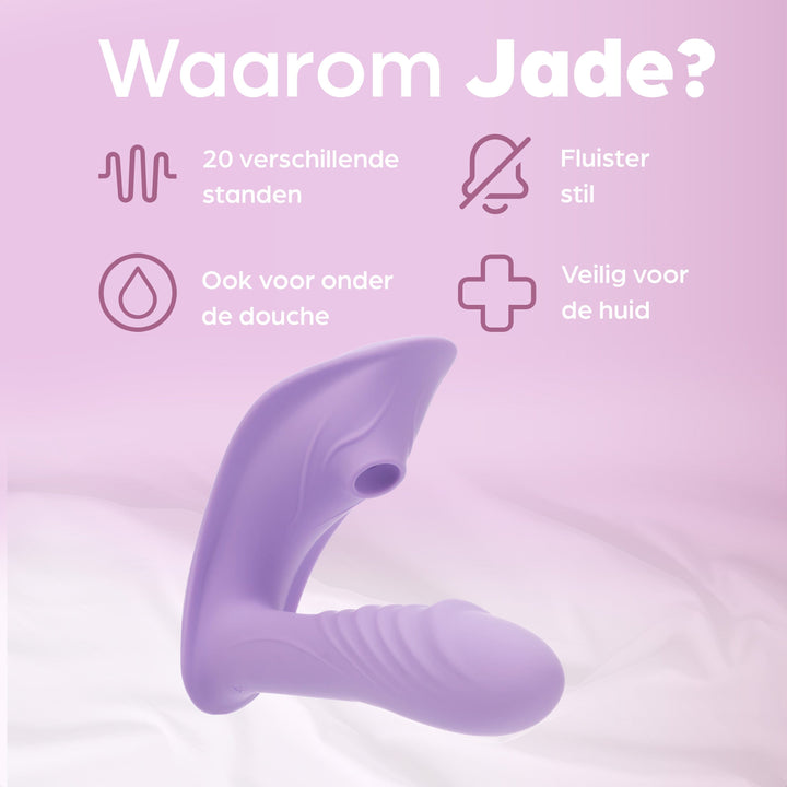 Sinsaa Luchtdruk vibrator Jade Paars Massager Sextoy Oplaadbare toy Stille Waterdicht