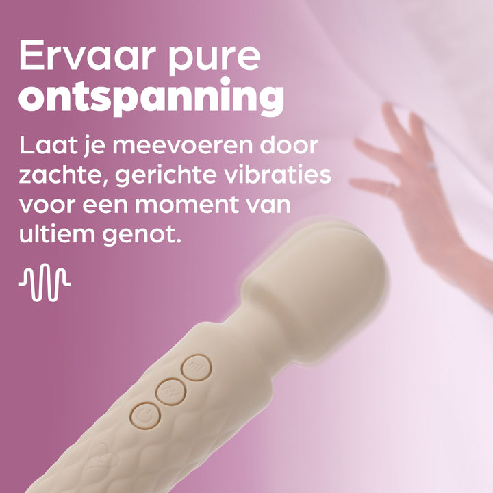 Sinsaa Wandvibrator Noëlle Crème Massager Sextoy Oplaadbare toy Stille Waterdicht