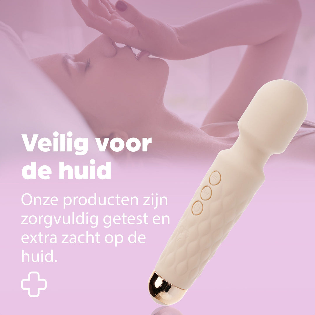 Sinsaa Wandvibrator Noëlle Crème Massager Sextoy Oplaadbare toy Stille Waterdicht