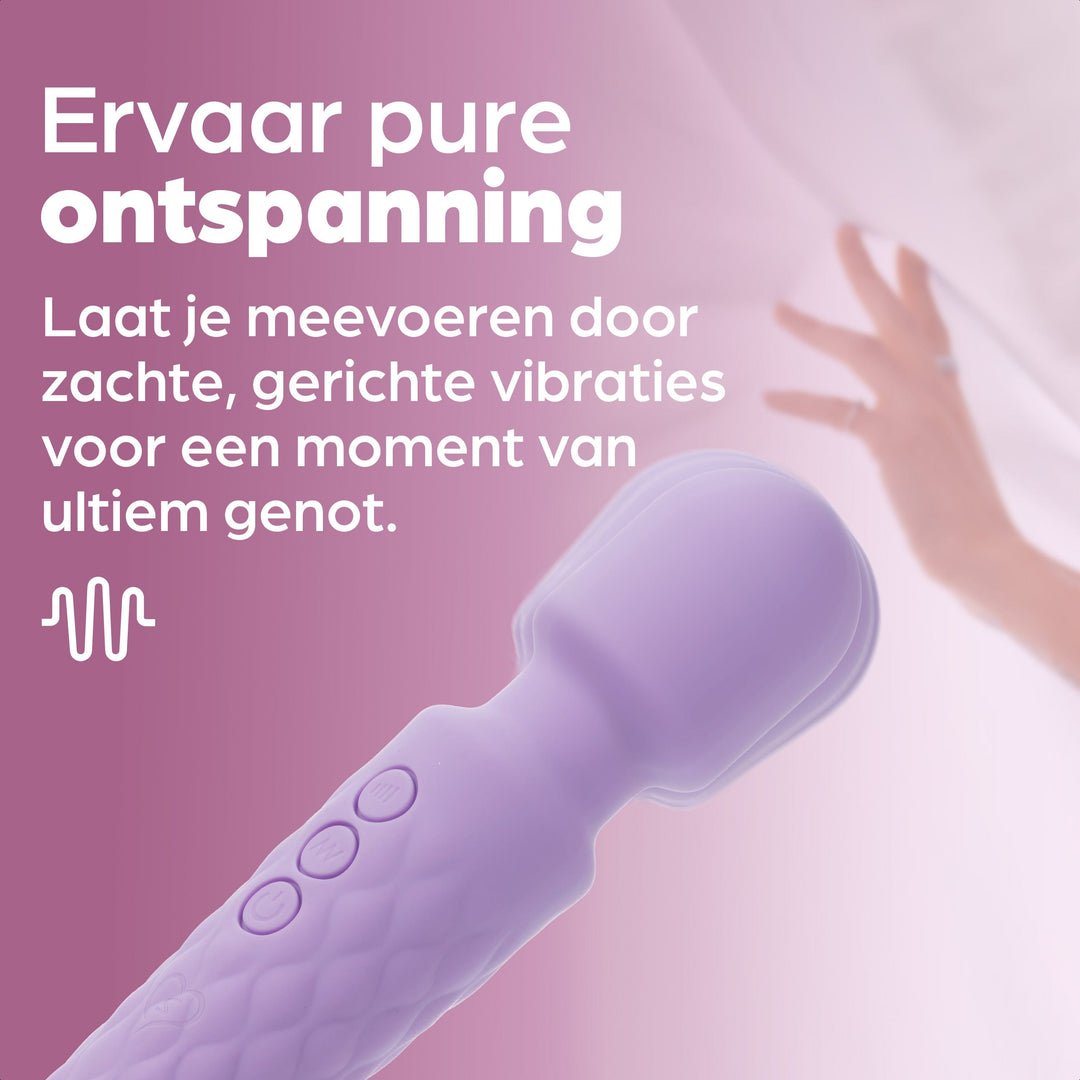 Sinsaa Wandvibrator Noëlle Paars Massager Sextoy Oplaadbare toy Stille Waterdicht