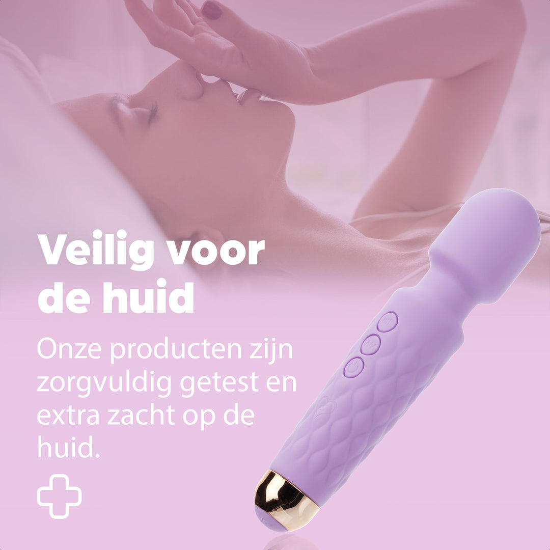 Sinsaa Wandvibrator Noëlle Paars Massager Sextoy Oplaadbare toy Stille Waterdicht