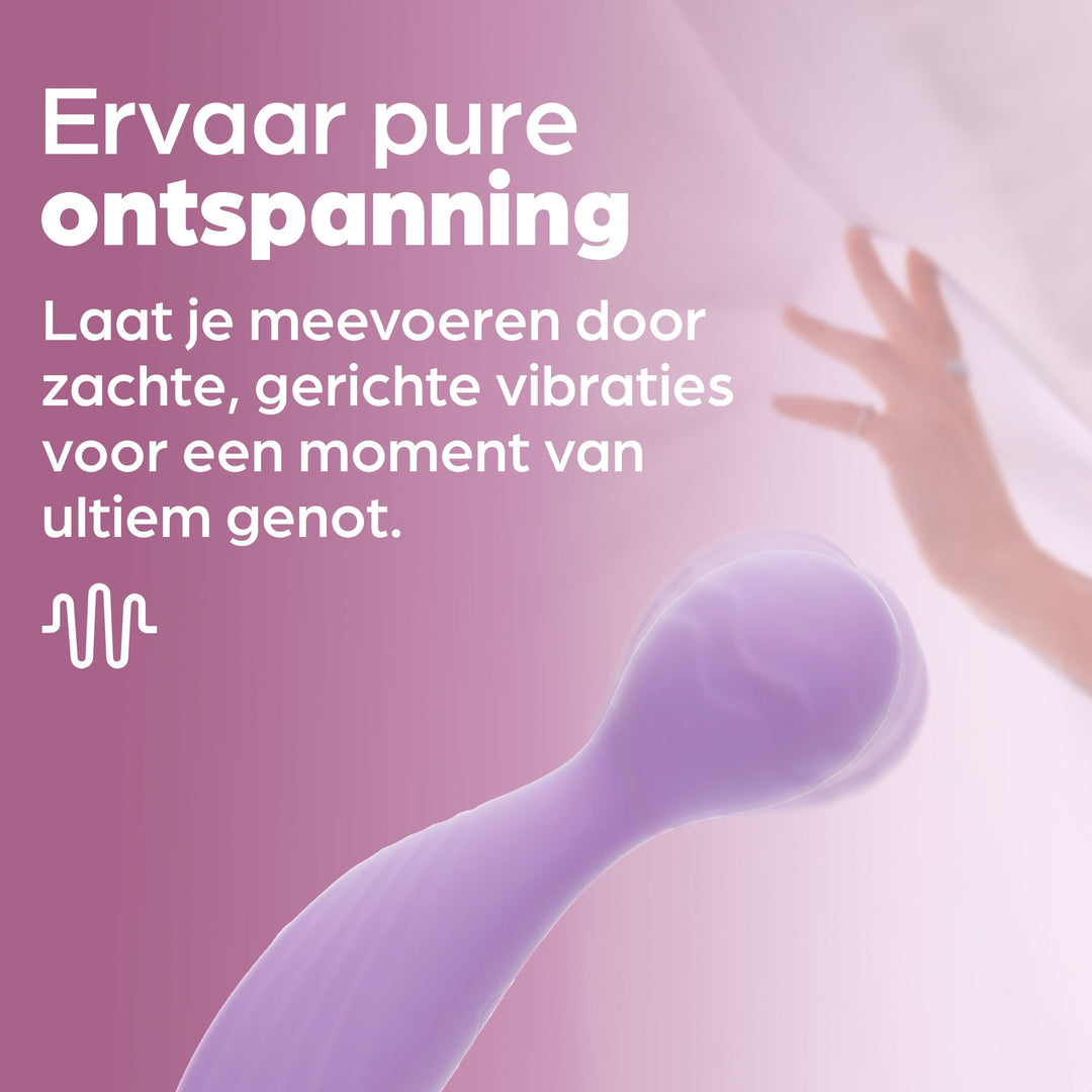 Sinsaa Wandvibrator Lily Paars Massager Sextoy Oplaadbare toy Stille Waterdicht